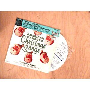 Pioneer American Karaoke Christmas Songs Video Disc Vol 10 Laser Disc Set
